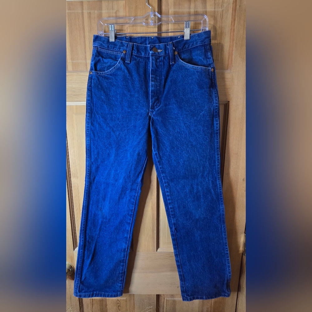 Wrangler Vintage 30×30 Cowgirl Cowboy Cotton Denim Jeans - Picture 7 of 8